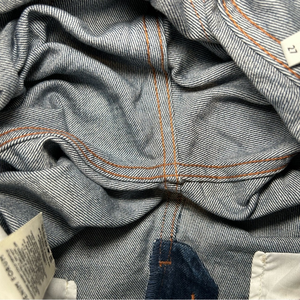 Aritzia Denim Forum The Zoe Super Hi-Rise Baggy Blue Size 27 - Picture 13 of 14